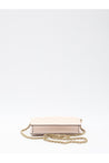 TORY BURCH-OUTLET-SALE-Fleming Soft Grained Chain Wallet-ARCHIVIST