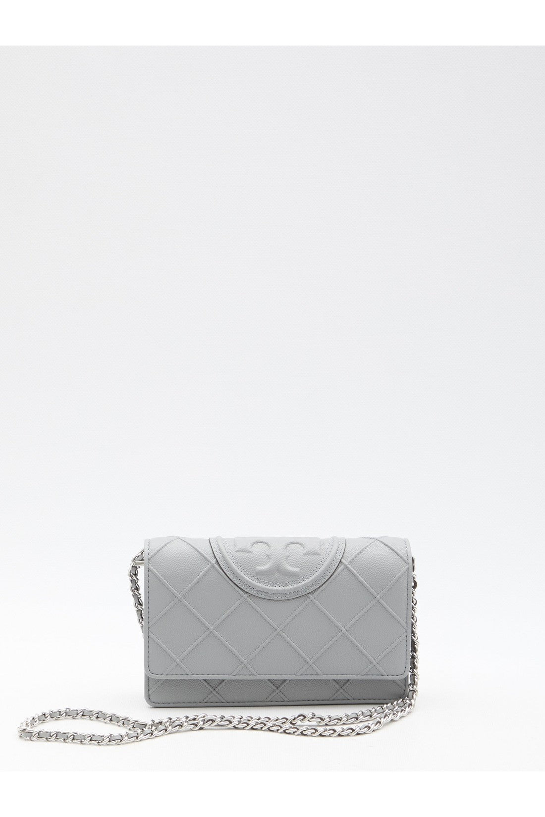 TORY BURCH-OUTLET-SALE-Fleming Soft Grained Chain Wallet-ARCHIVIST