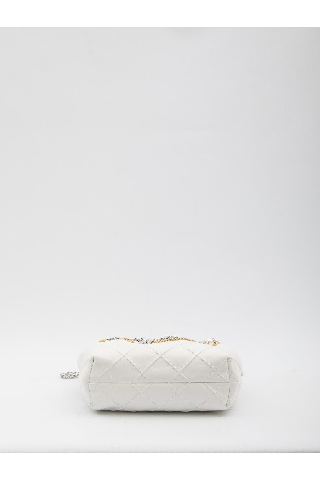 Tory Burch-OUTLET-SALE-Fleming mini bag with drawstring-ARCHIVIST