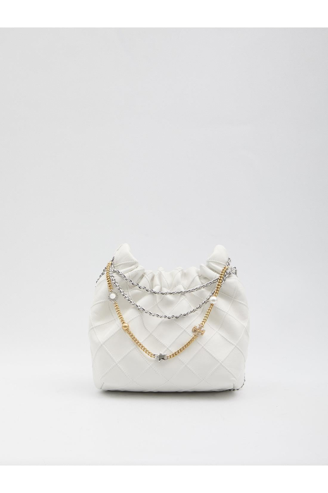 Tory Burch-OUTLET-SALE-Fleming mini bag with drawstring-ARCHIVIST