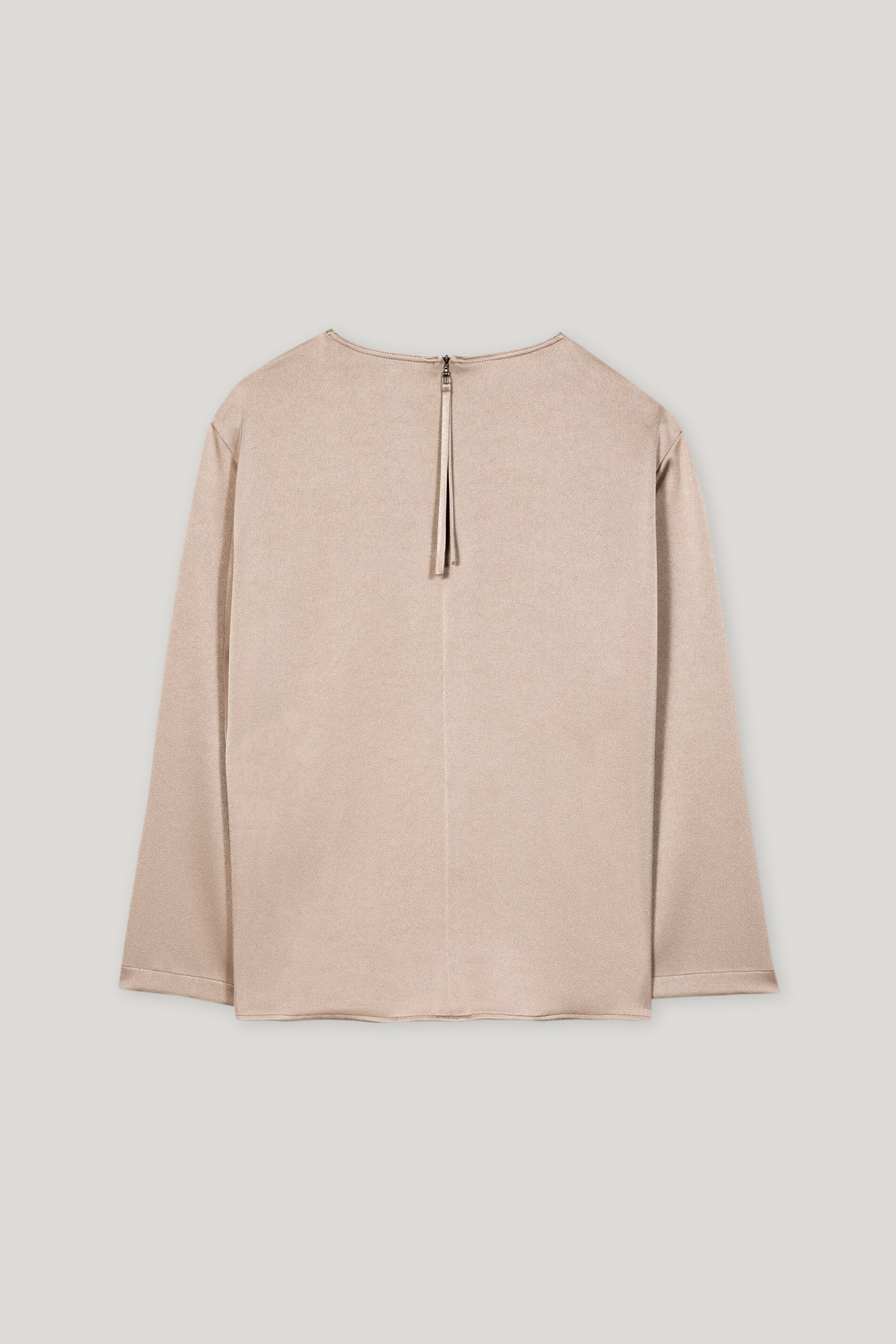 Luisa Cerano-Fließende Satinbluse-Hemden & Blusen-Black-Deal-Outlet-by-ARCHIVIST