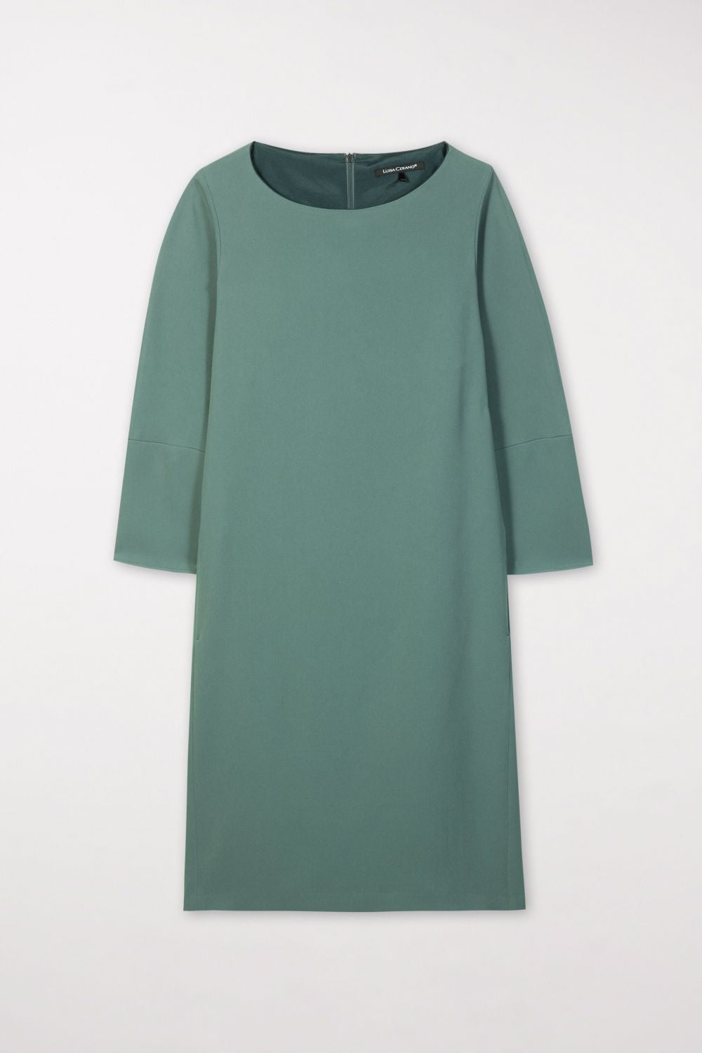 LUISA CERANO-OUTLET-SALE-Fließendes Kleid mit ¾-Ärmeln-Kleider & Röcke-by-ARCHIVIST