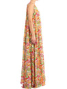 PLAN C-OUTLET-SALE-Floral Print Maxi Dress-ARCHIVIST