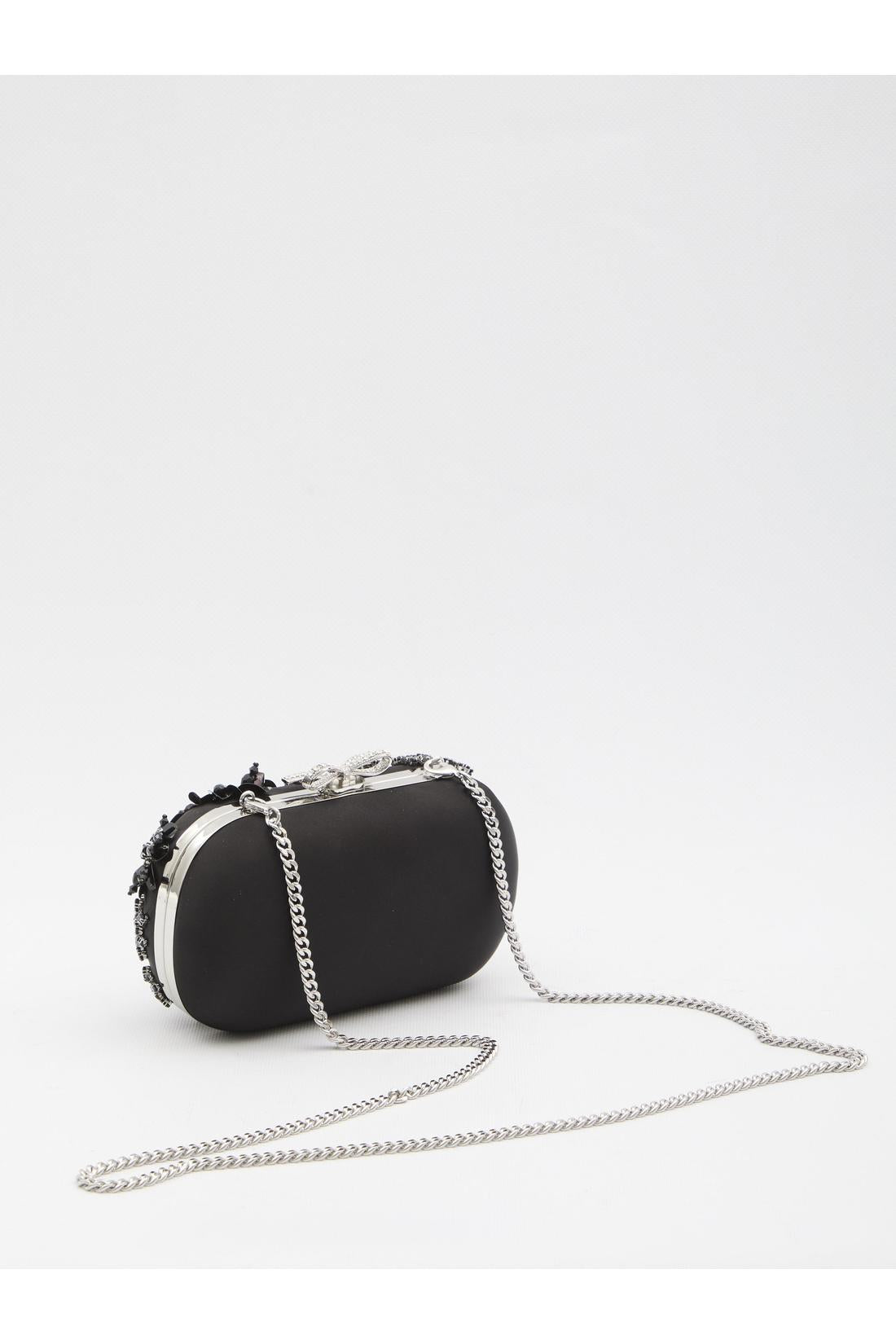 Self Portrait-OUTLET-SALE-Floral crystal clutch bag-ARCHIVIST