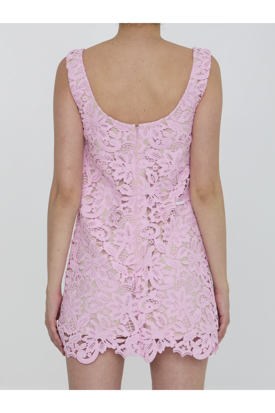 SELF PORTRAIT-OUTLET-SALE-Floral lace mini dress-ARCHIVIST