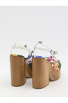 Dolce & Gabbana-OUTLET-SALE-Floral platform sandals-ARCHIVIST