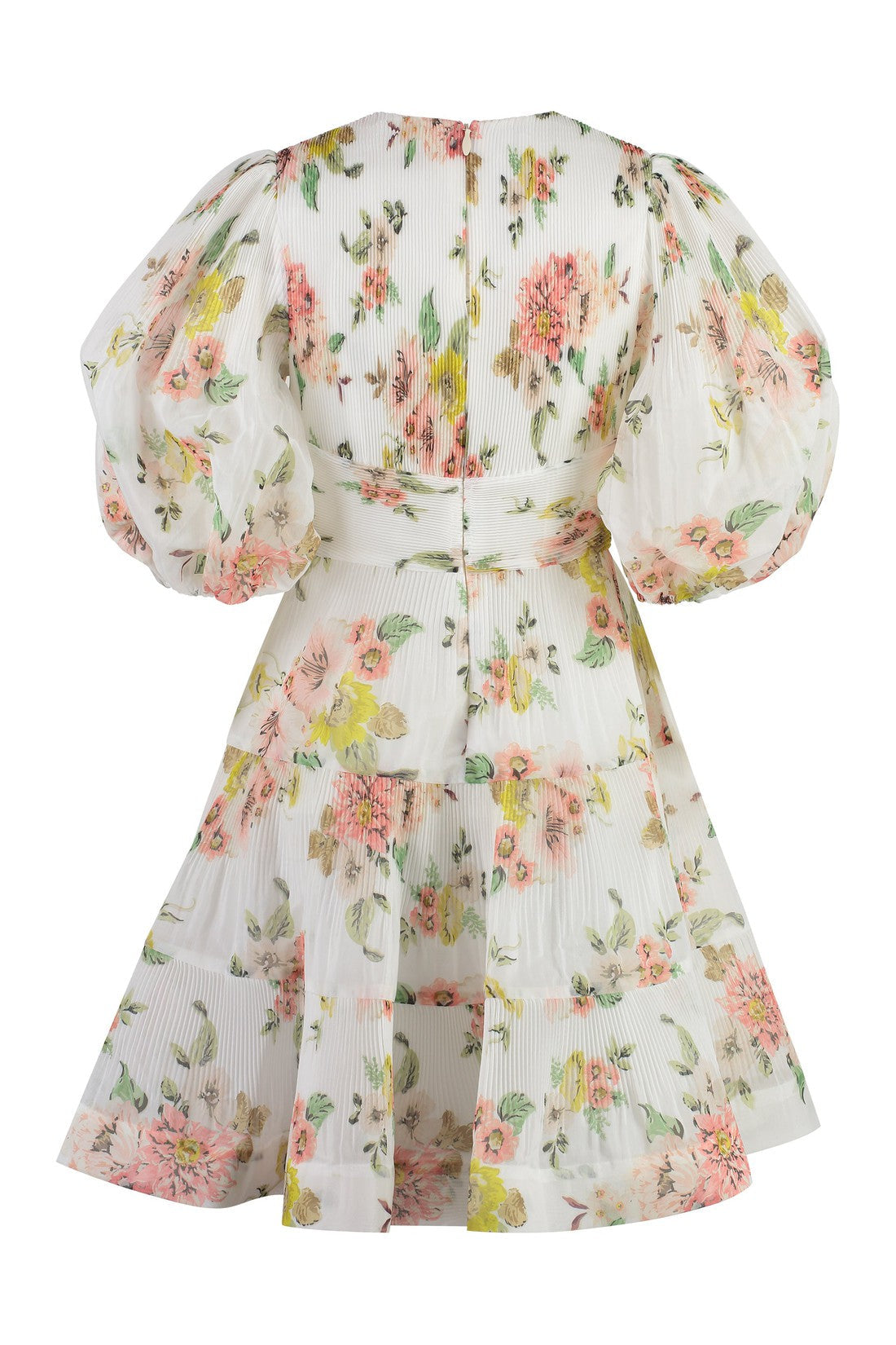 Zimmermann-OUTLET-SALE-Floral print pleated dress-ARCHIVIST