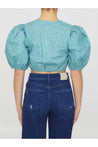 GANNI-OUTLET-SALE-Floral-print top-ARCHIVIST