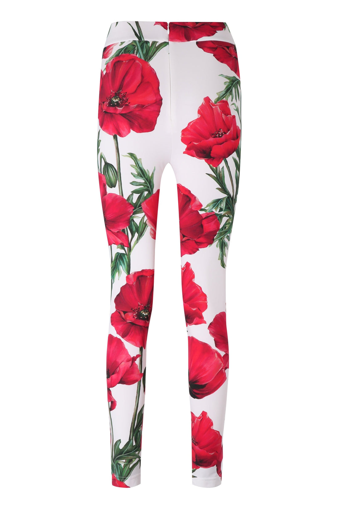 Dolce & Gabbana-OUTLET-SALE-Flower print leggings-ARCHIVIST