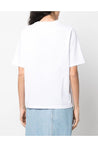 Maison KitsunÃ©-OUTLET-SALE-Flowers Print Classic Logo T-Shirt-ARCHIVIST