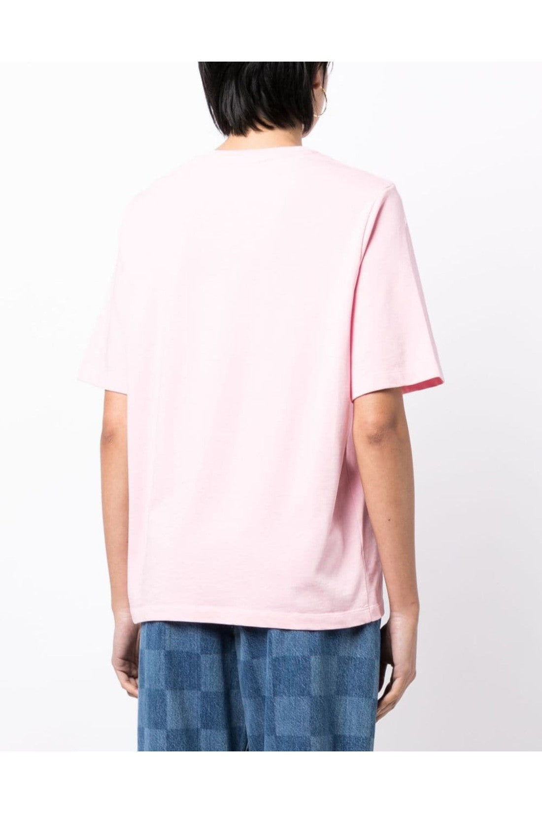 Maison KitsunÃ©-OUTLET-SALE-Flowers Print Classic Logo T-Shirt-ARCHIVIST