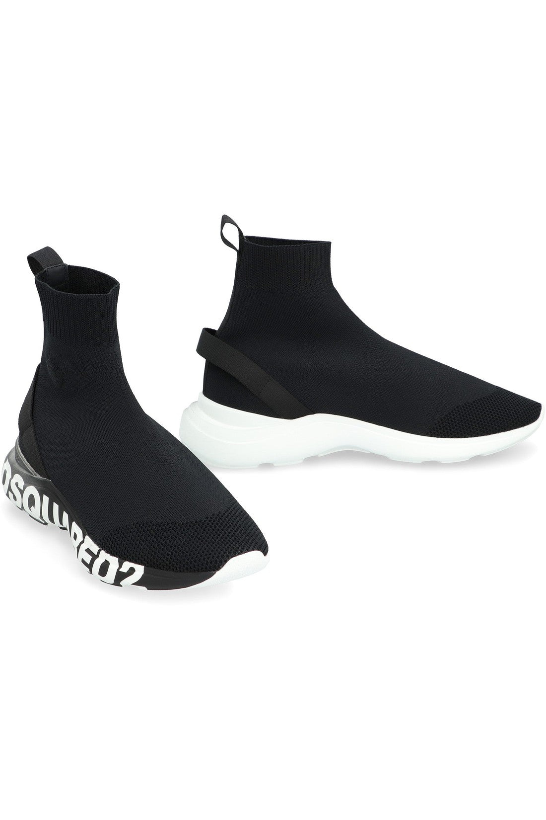 Dsquared2-OUTLET-SALE-Fly knitted sock-style sneakers-ARCHIVIST