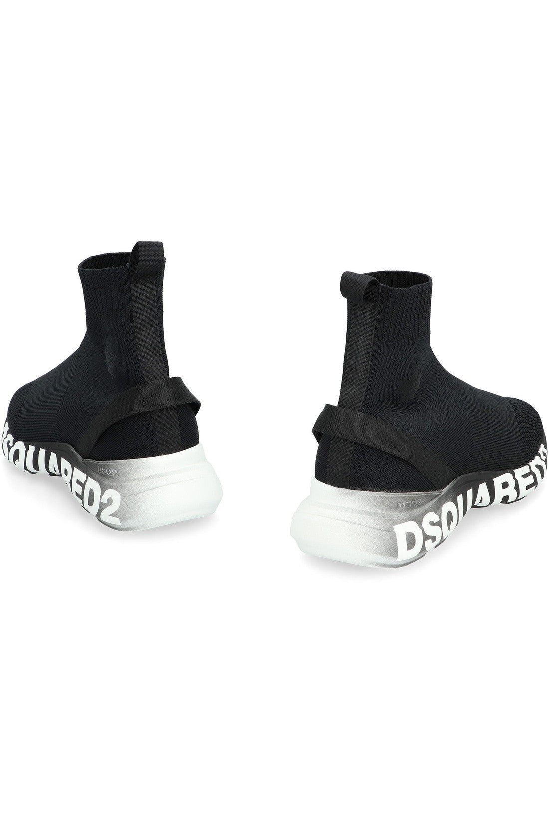 Dsquared2-OUTLET-SALE-Fly knitted sock-style sneakers-ARCHIVIST