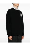 Maison KitsunÃ©-OUTLET-SALE-Fox Head Intarsia Logo Sweater-ARCHIVIST