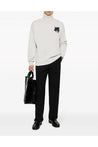 Maison KitsunÃ©-OUTLET-SALE-Fox Head Intarsia Logo Turtleneck Sweater-ARCHIVIST