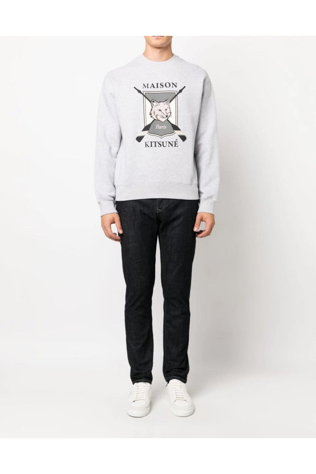 Maison KitsunÃ©-OUTLET-SALE-Fox Logo Sweatshirt-ARCHIVIST