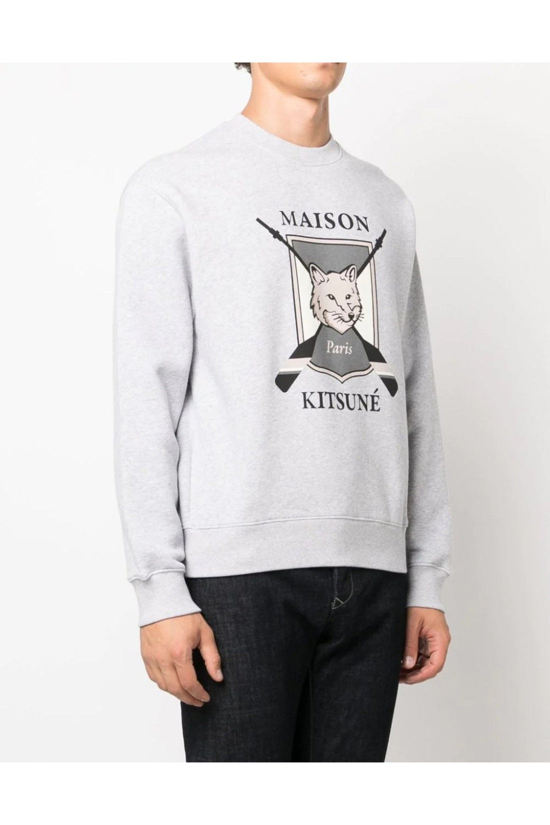 Maison KitsunÃ©-OUTLET-SALE-Fox Logo Sweatshirt-ARCHIVIST