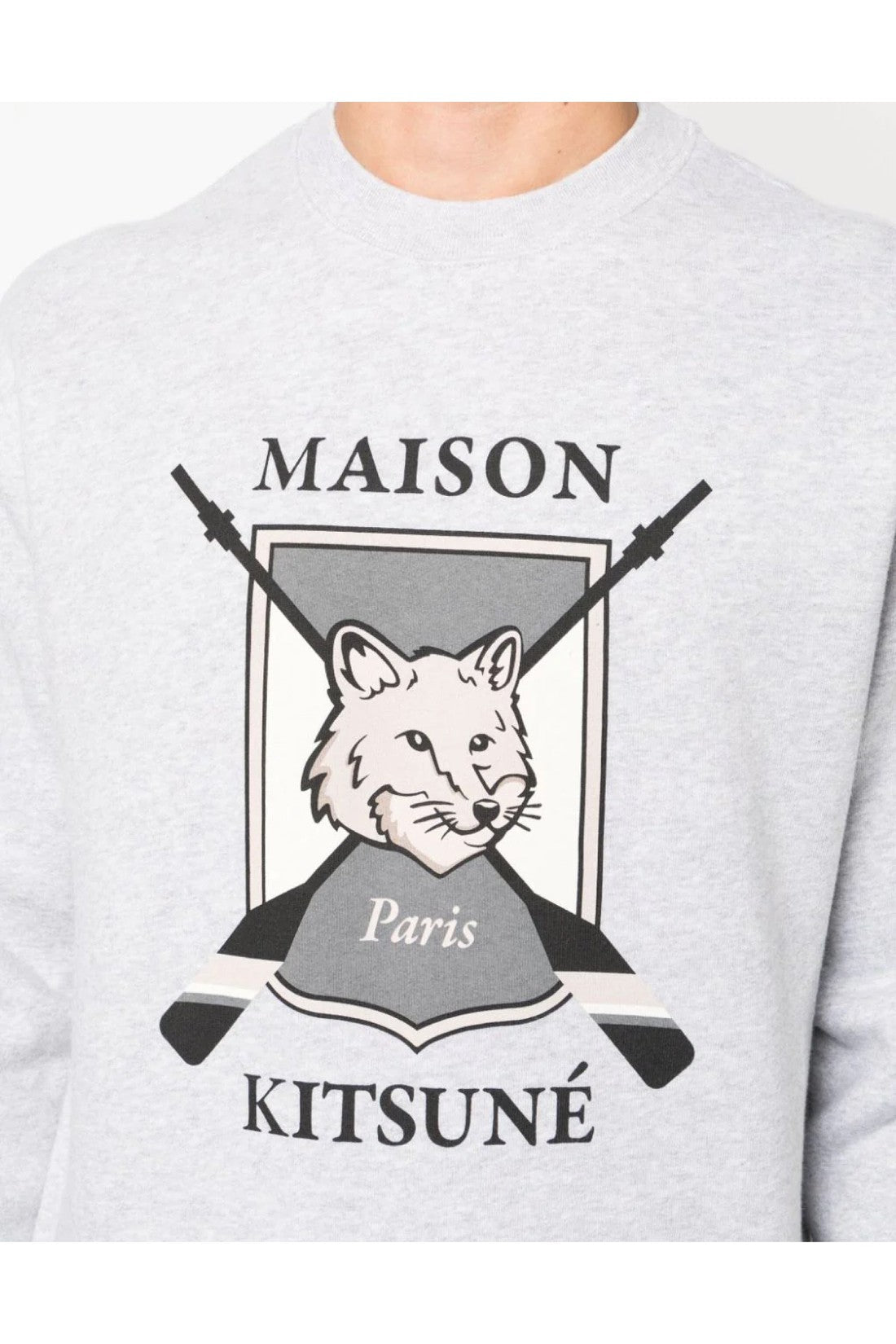 Maison KitsunÃ©-OUTLET-SALE-Fox Logo Sweatshirt-ARCHIVIST