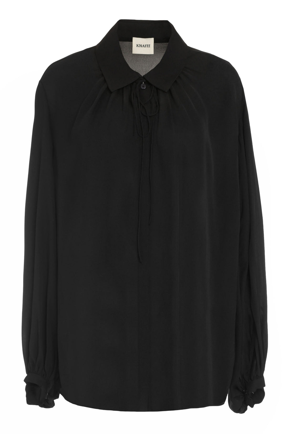 Khaite-OUTLET-SALE-Frances silk blouse-ARCHIVIST