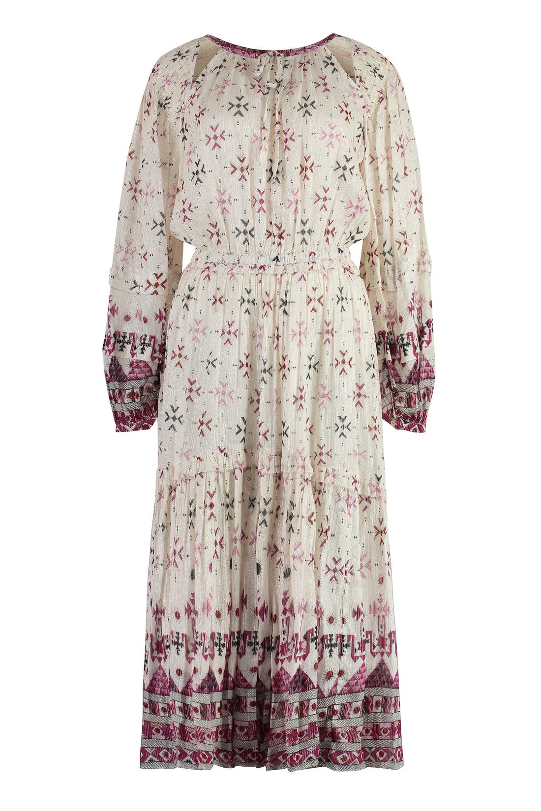 Isabel Marant Étoile-OUTLET-SALE-Fratela Printed cotton dress-ARCHIVIST