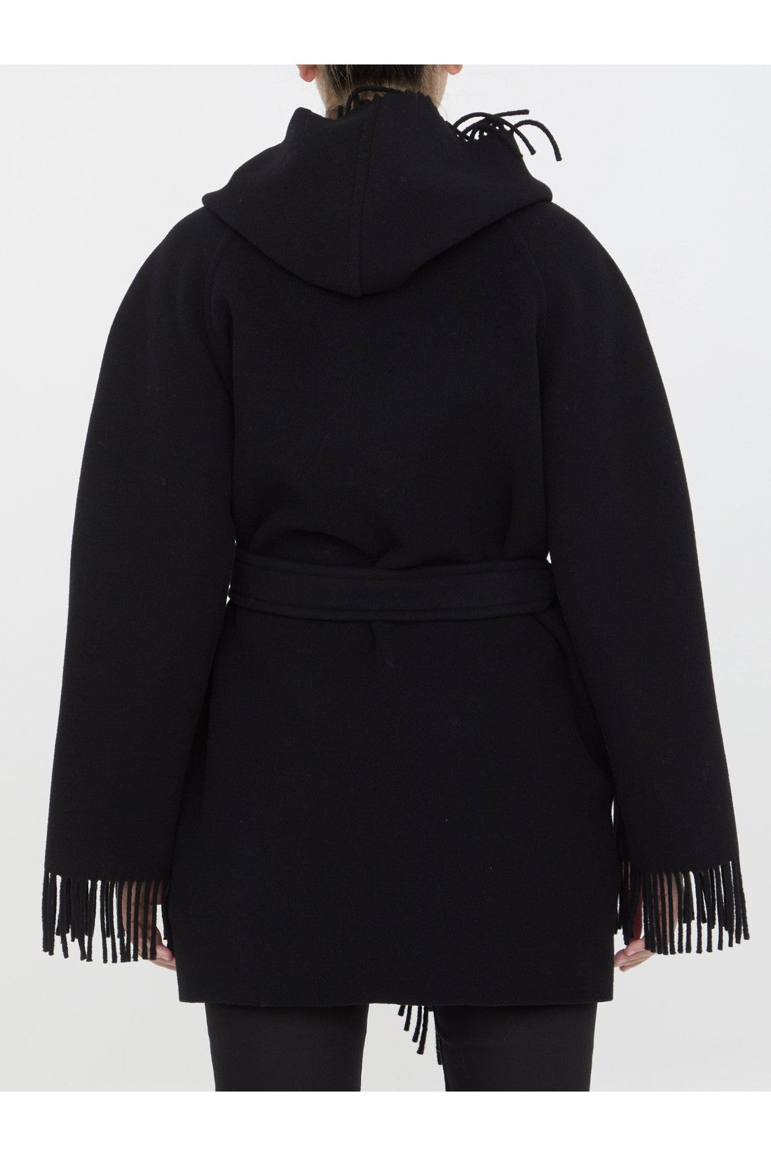 BALENCIAGA-OUTLET-SALE-Fringe coat-ARCHIVIST