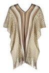 Missoni-OUTLET-SALE-Fringed knit poncho-ARCHIVIST