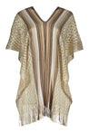 Missoni-OUTLET-SALE-Fringed knit poncho-ARCHIVIST