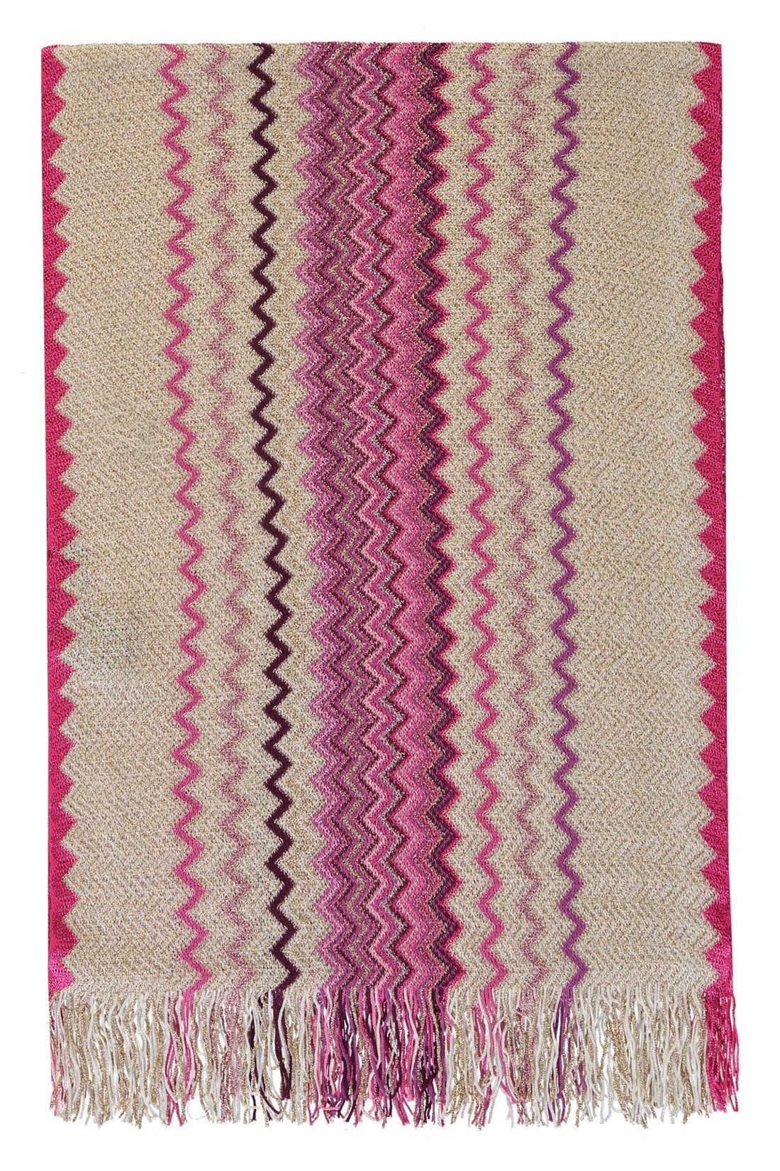 Missoni-OUTLET-SALE-Fringed scarf-ARCHIVIST