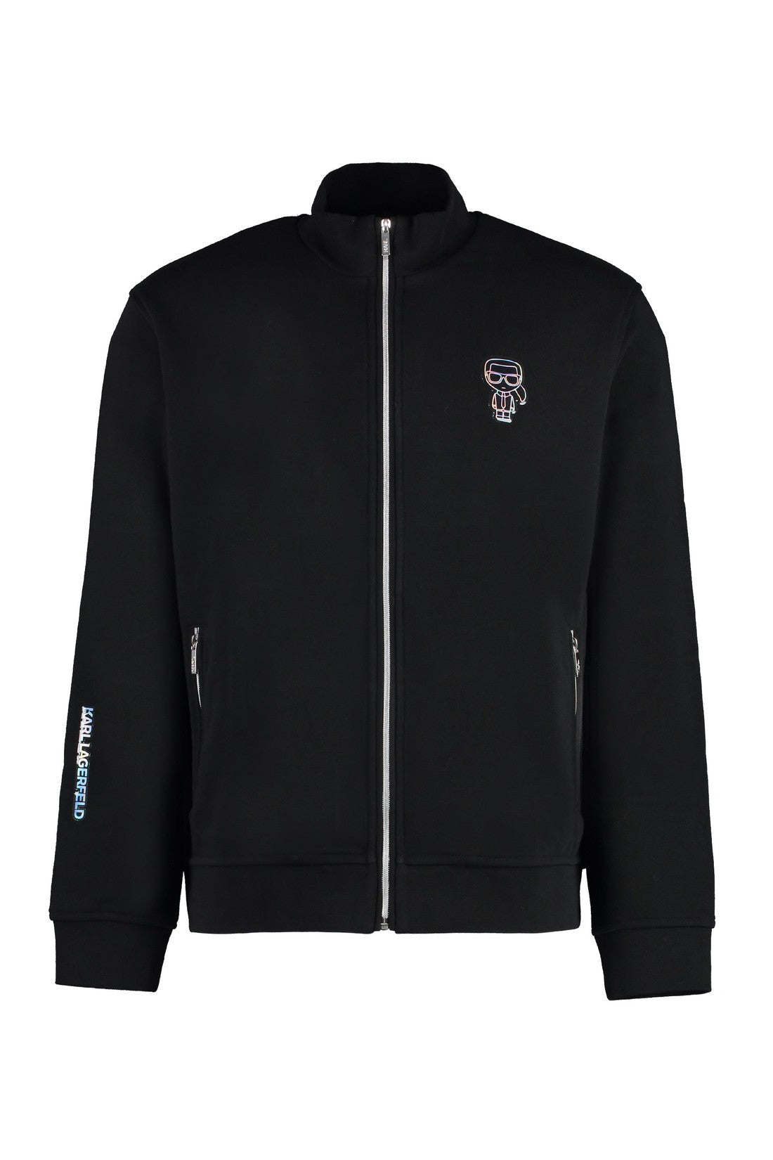 Karl Lagerfeld-OUTLET-SALE-Full zip hoodie-ARCHIVIST