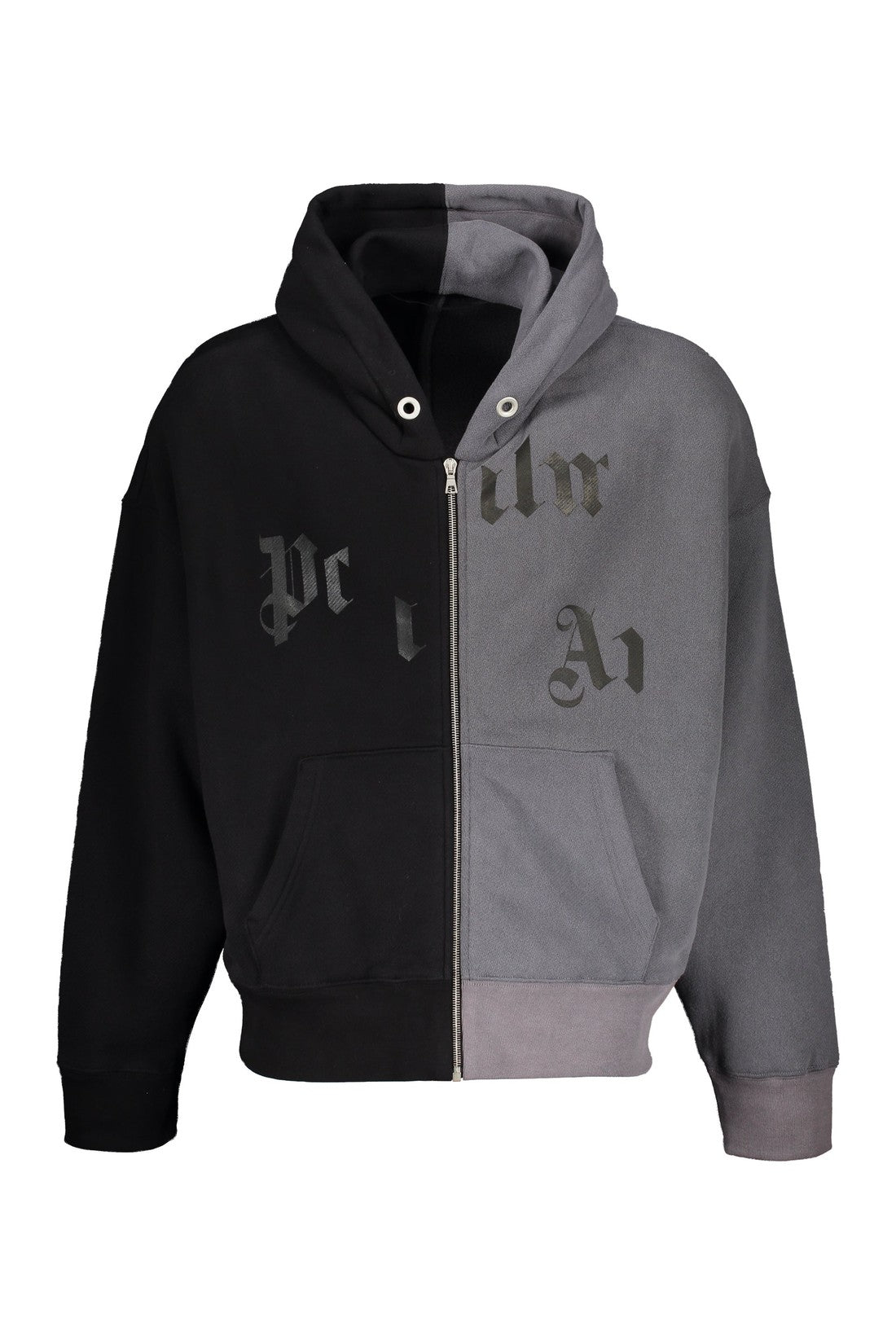 Palm Angels-OUTLET-SALE-Full zip hoodie-ARCHIVIST