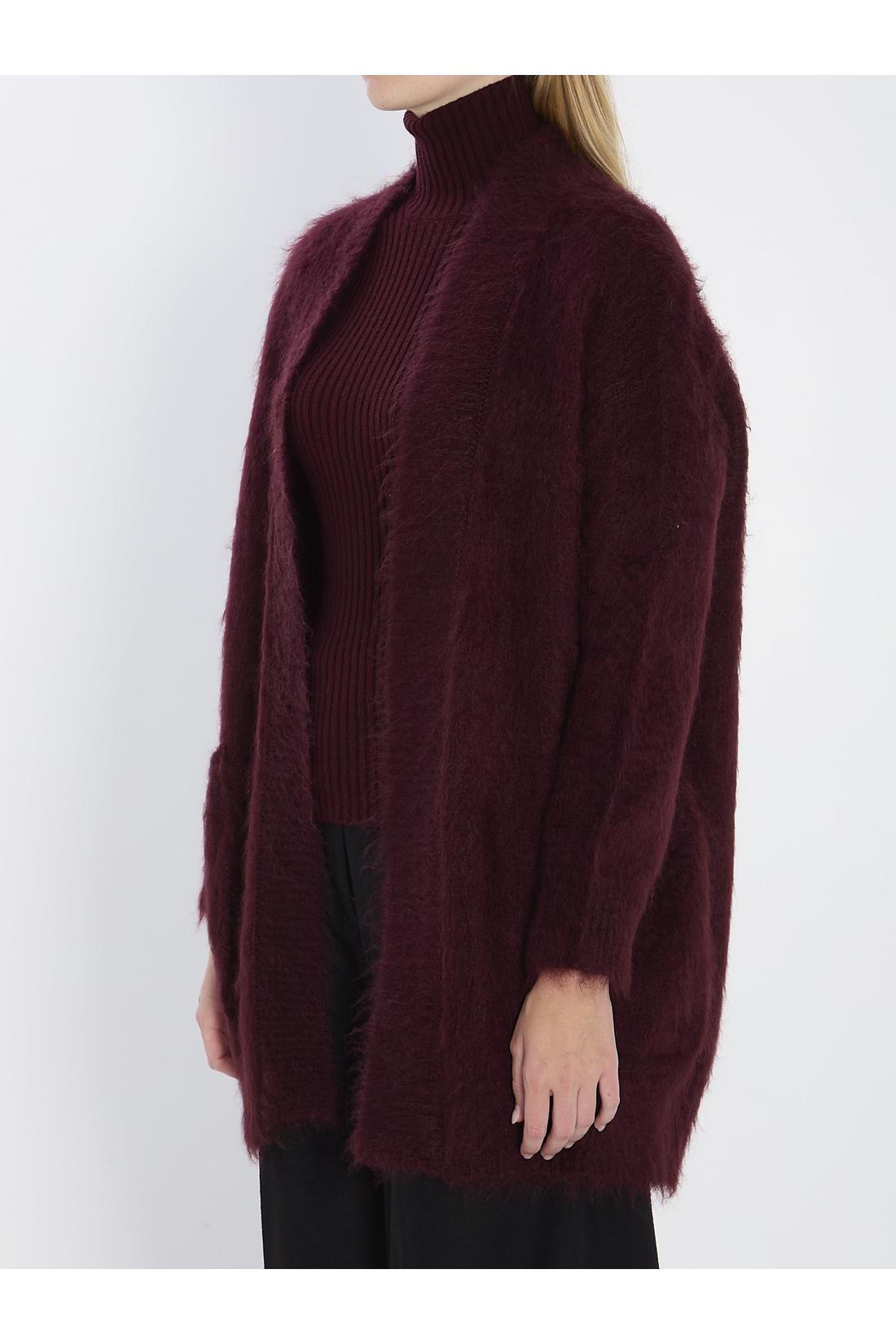 Max Mara-OUTLET-SALE-Fur-effect cardigan-ARCHIVIST