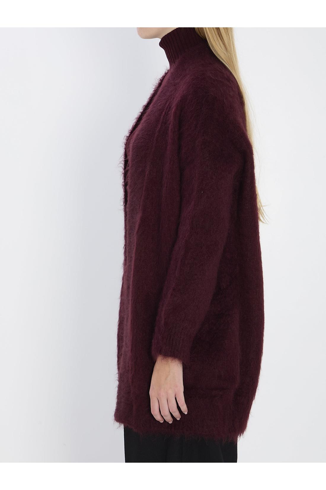 Max Mara-OUTLET-SALE-Fur-effect cardigan-ARCHIVIST