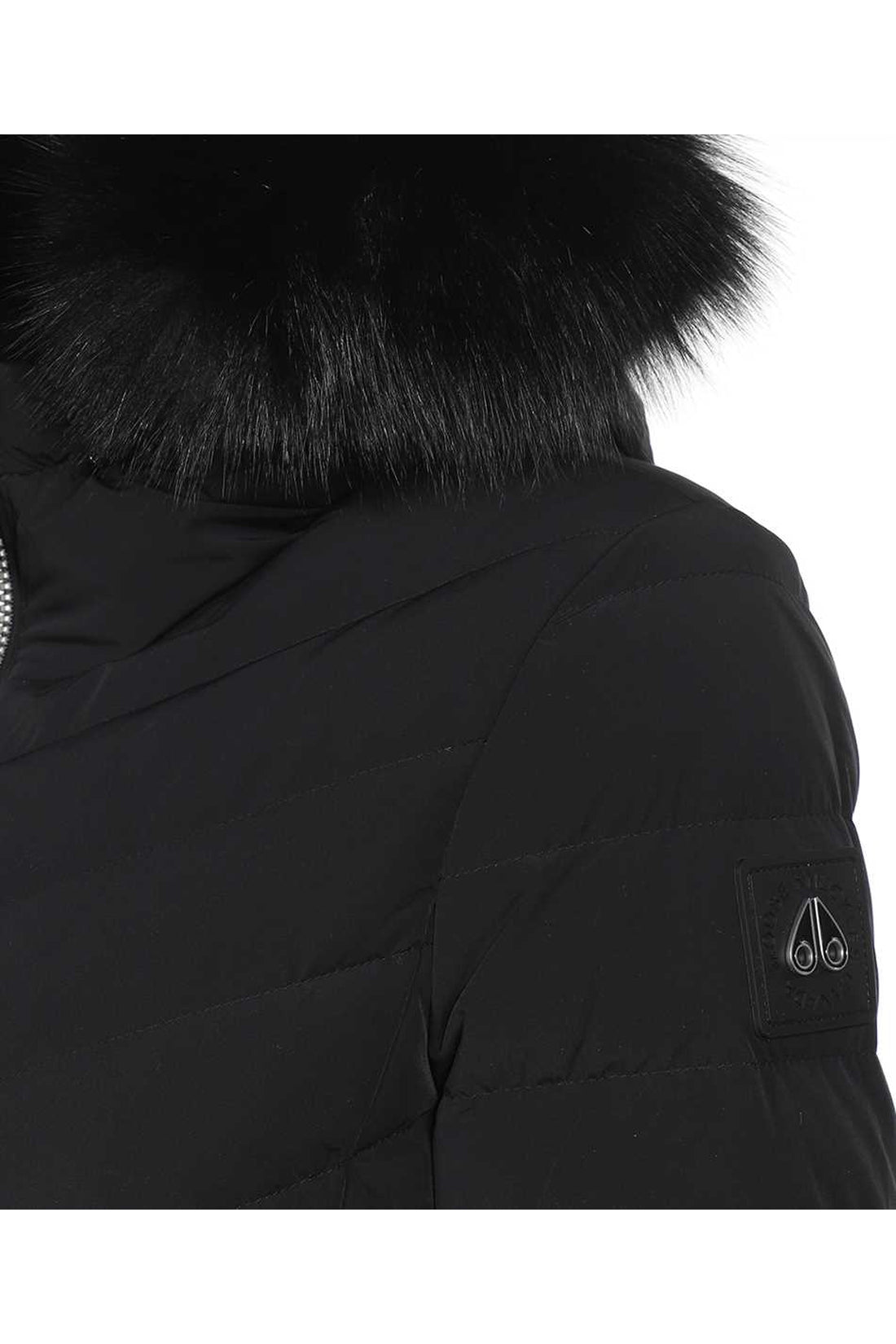 Moose Knuckles-OUTLET-SALE-Fur hood long down jacket-ARCHIVIST