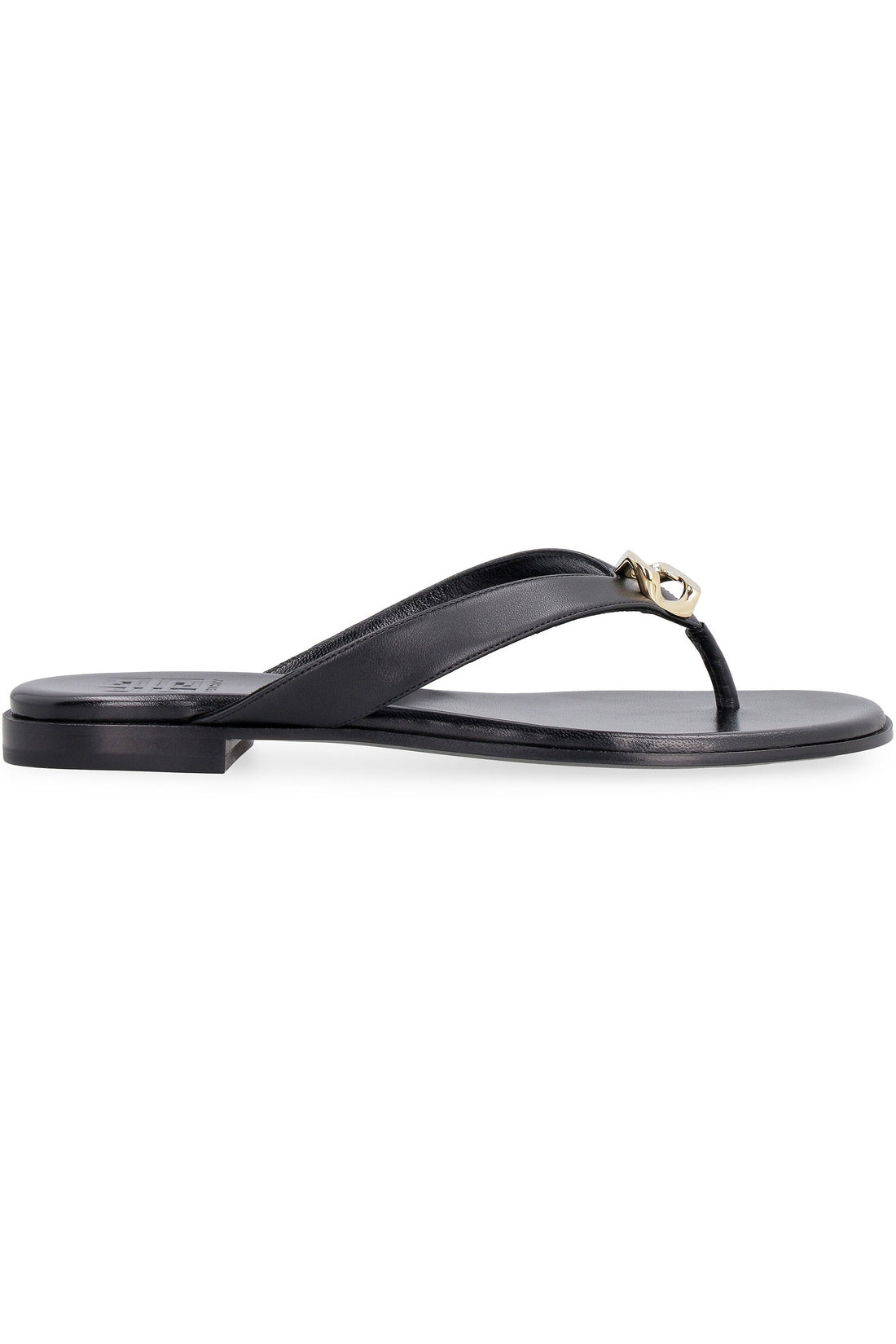 Givenchy-OUTLET-SALE-G Chain leather flat sandals-ARCHIVIST