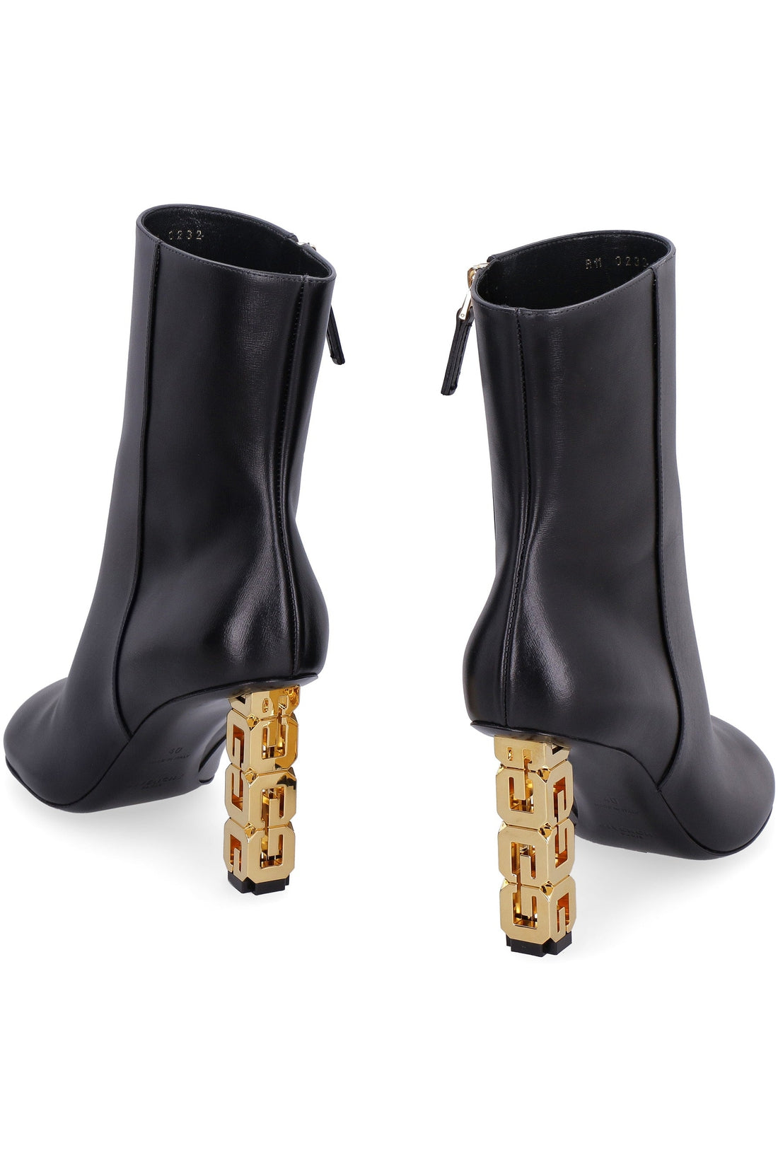 Givenchy-OUTLET-SALE-G-Cube leather ankle boots-ARCHIVIST