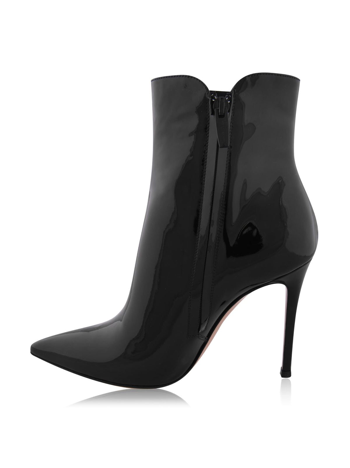 Gianvito Rossi-OUTLET-SALE-Levy 105 Patent Leather Boots-ARCHIVIST