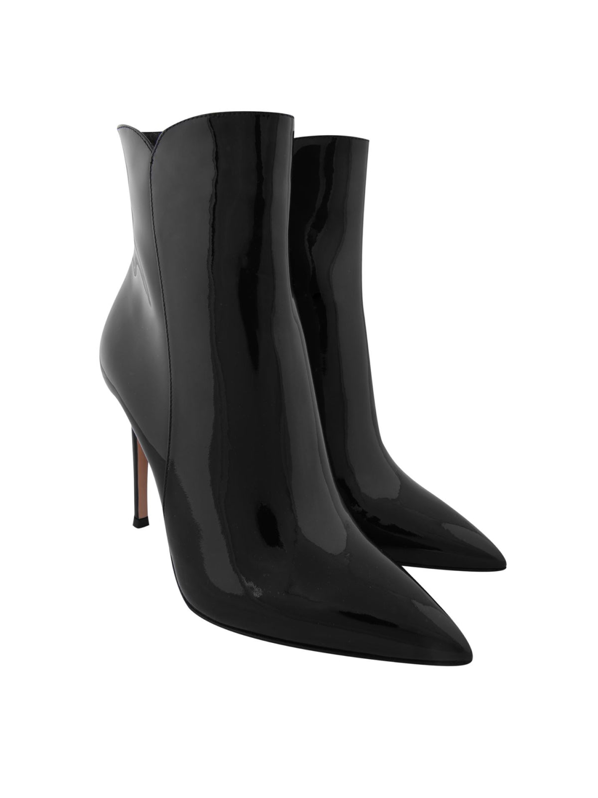 Gianvito Rossi-OUTLET-SALE-Levy 105 Patent Leather Boots-ARCHIVIST