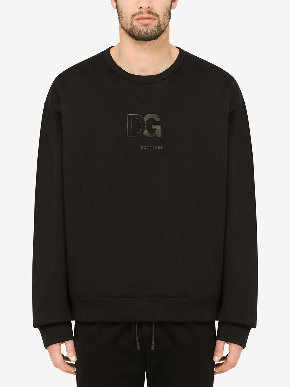 Dolce & Gabbana-OUTLET-SALE-Logo Patch Sweatshirt-ARCHIVIST