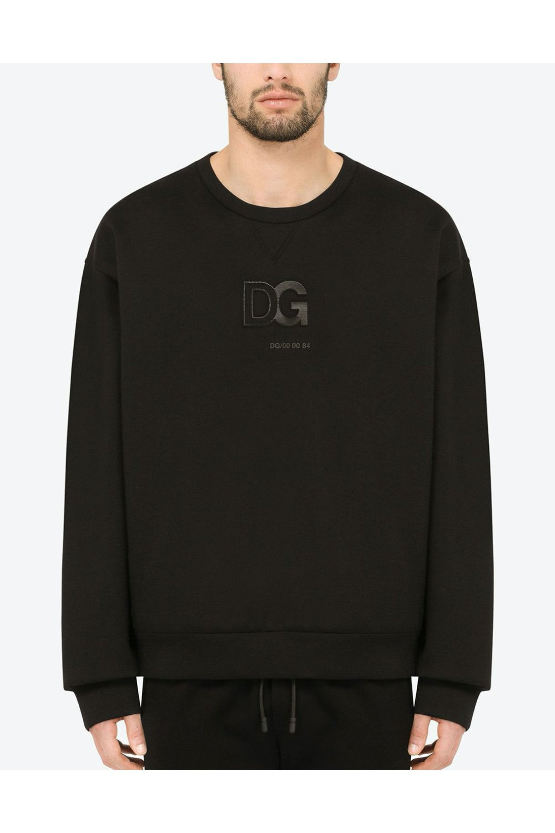 Dolce & Gabbana-OUTLET-SALE-Logo Patch Sweatshirt-ARCHIVIST