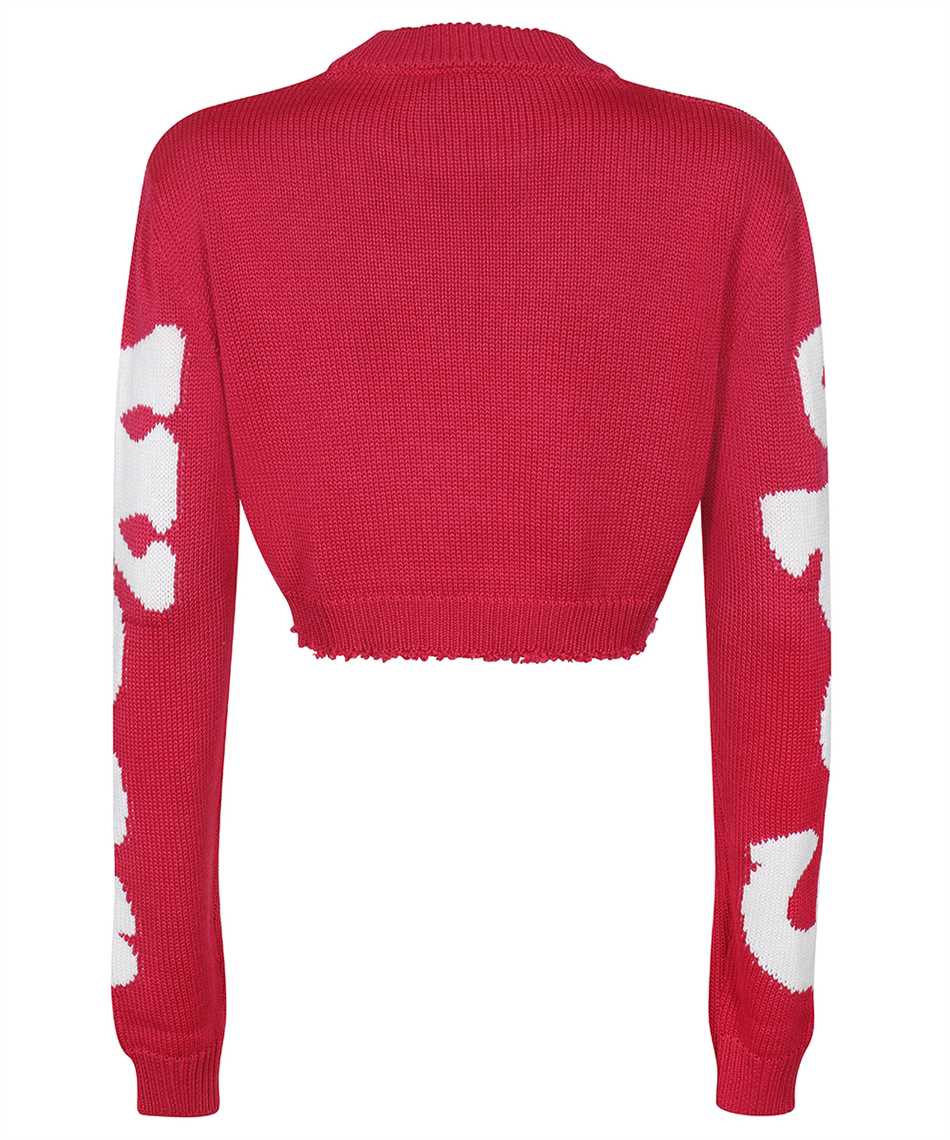 LoIntarsia crew-neck sweater-GCDS-OUTLET-SALE-ARCHIVIST