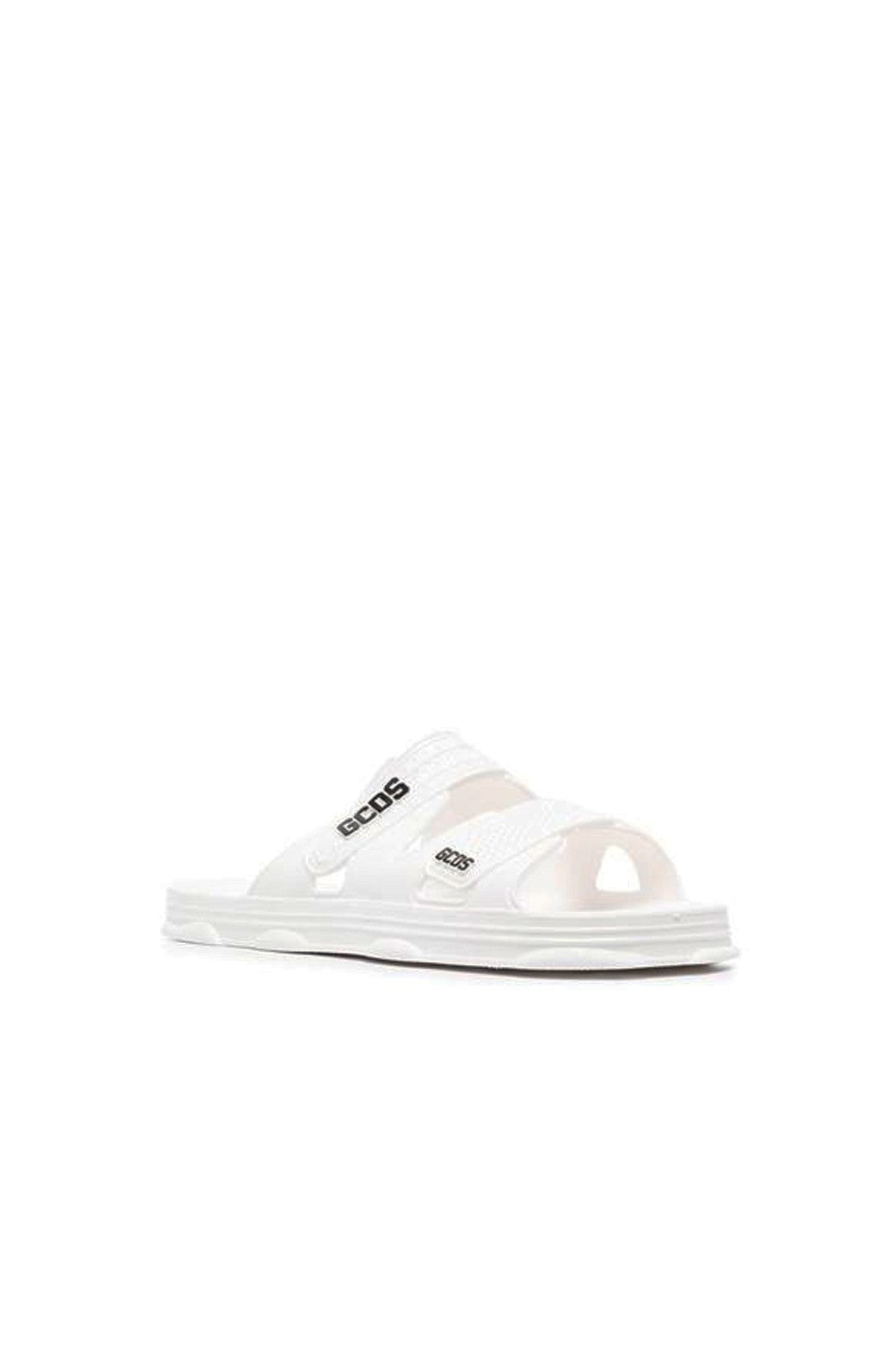 GCDS-OUTLET-SALE-GCDS Rubber Logo Flats Sandals-ARCHIVIST