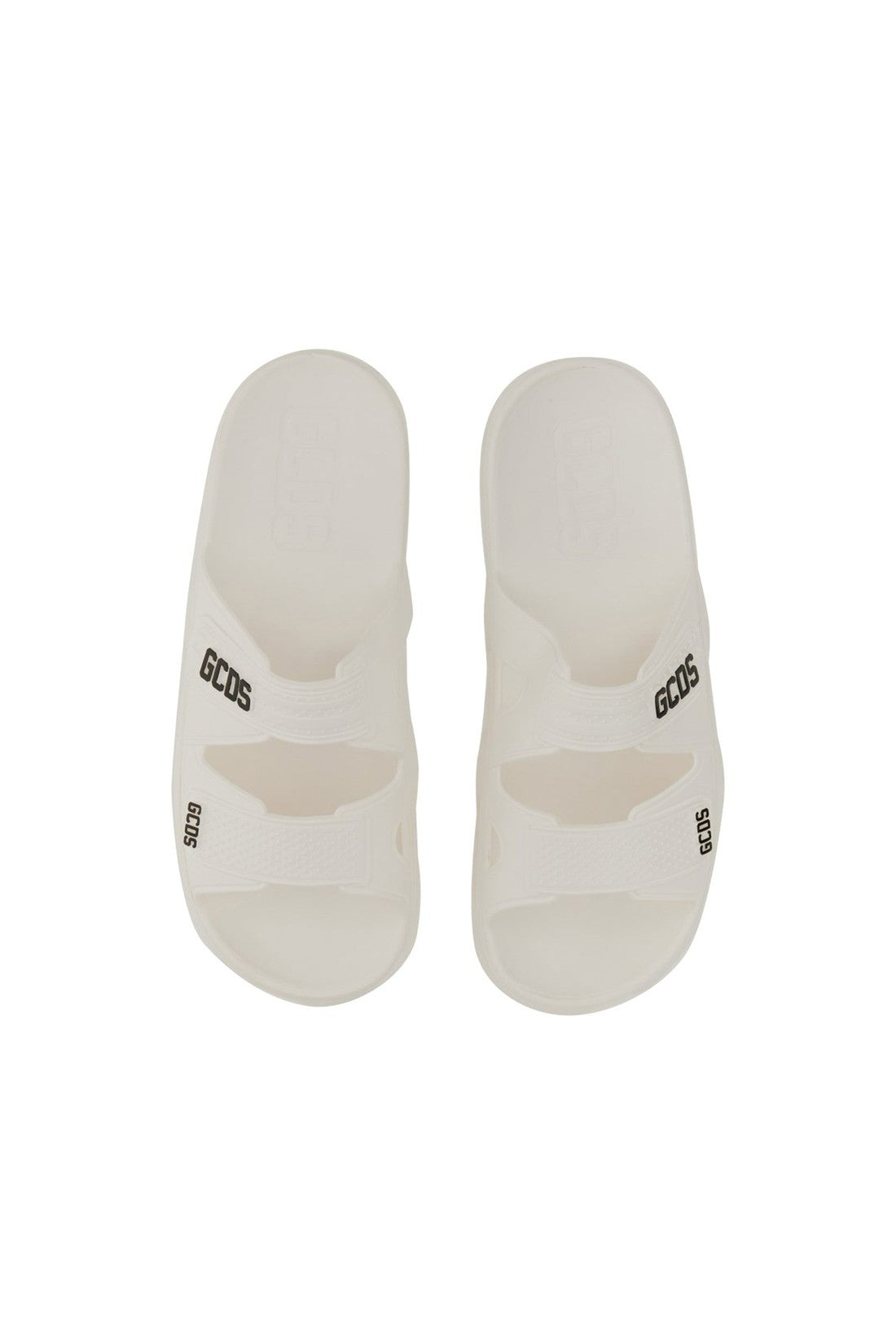 GCDS-OUTLET-SALE-GCDS Rubber Logo Flats Sandals-ARCHIVIST