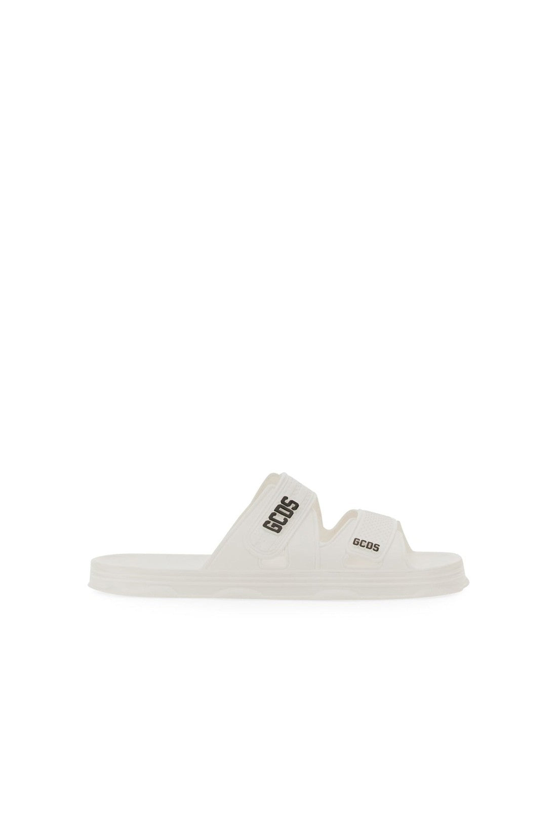 GCDS-OUTLET-SALE-GCDS Rubber Logo Flats Sandals-ARCHIVIST