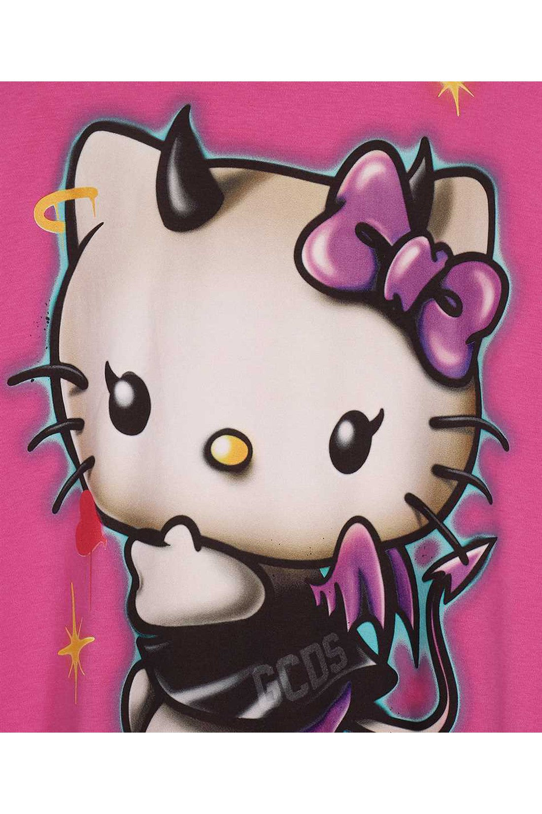 GCDS-OUTLET-SALE-GCDS x Hello Kitty - Cotton T-shirt dress-ARCHIVIST