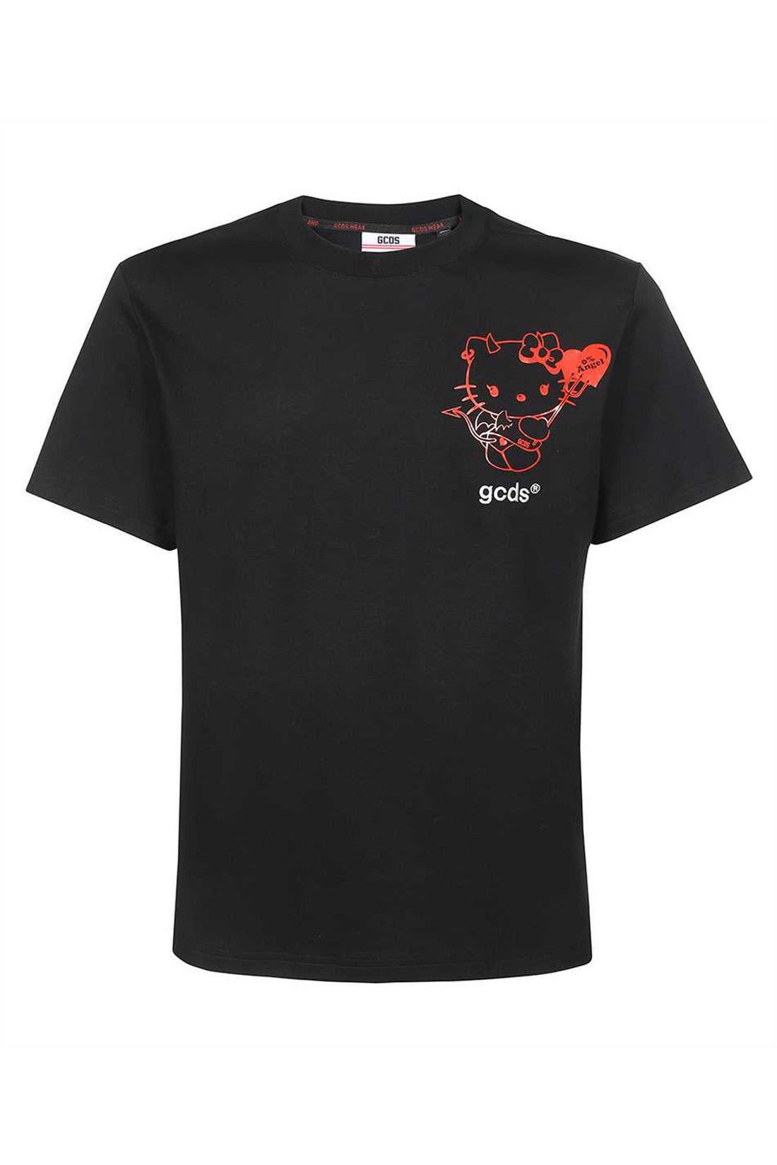GCDS-OUTLET-SALE-GCDS x Hello Kitty - Cotton crew-neck T-shirt-ARCHIVIST
