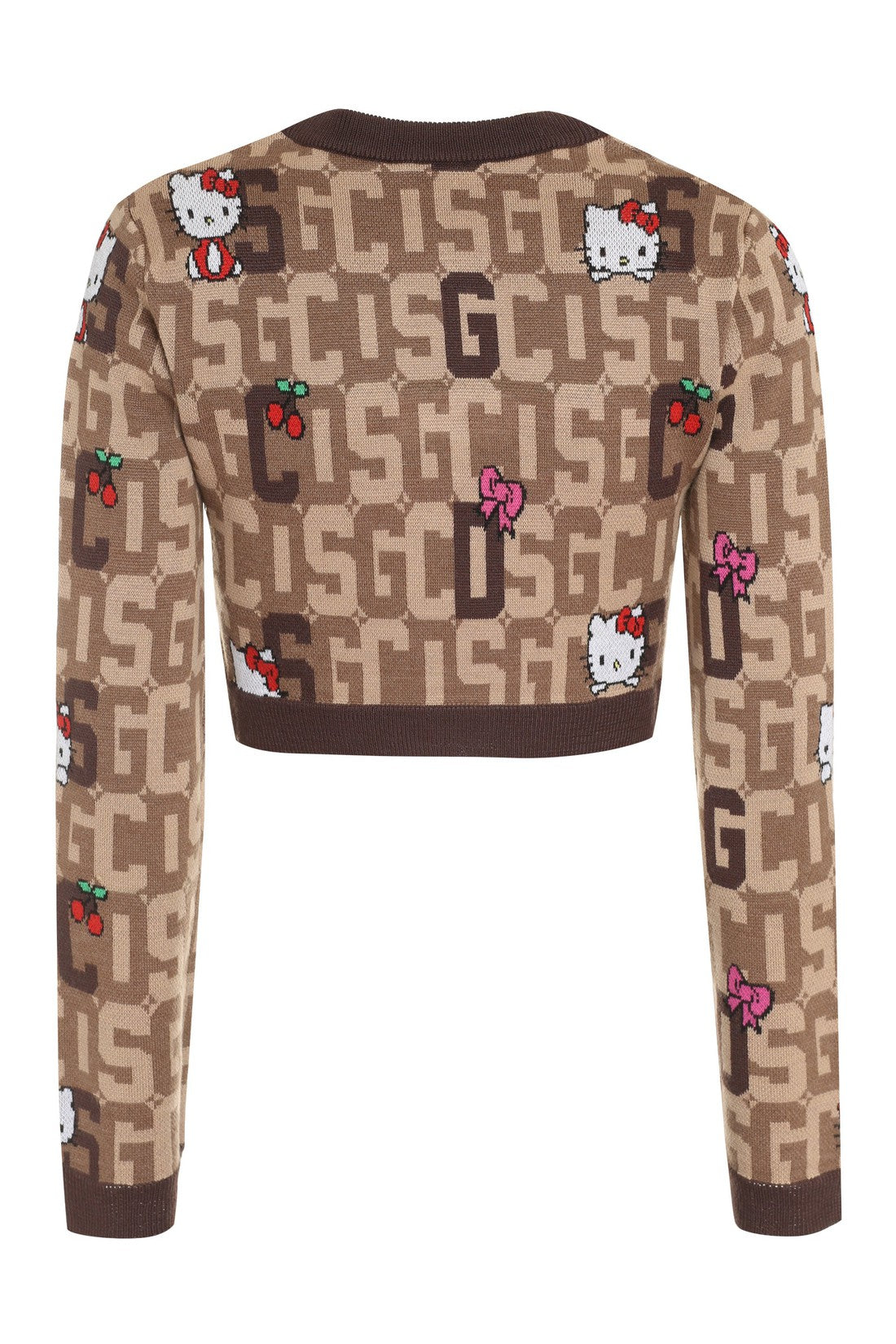 GCDS-OUTLET-SALE-GCDS x Hello Kitty - Wool-blend crew-neck sweater-ARCHIVIST