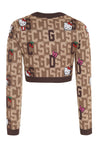 Gcds-OUTLET-SALE-GCDS x Hello Kitty - Wool-blend crew-neck sweater-ARCHIVIST