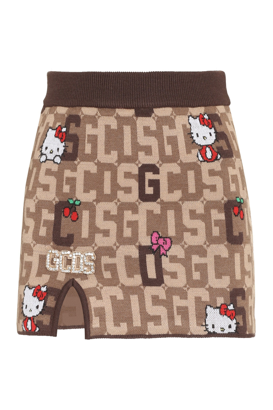 GCDS-OUTLET-SALE-GCDS x Hello Kitty - Wool blend miniskirt-ARCHIVIST