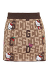 Gcds-OUTLET-SALE-GCDS x Hello Kitty - Wool blend miniskirt-ARCHIVIST