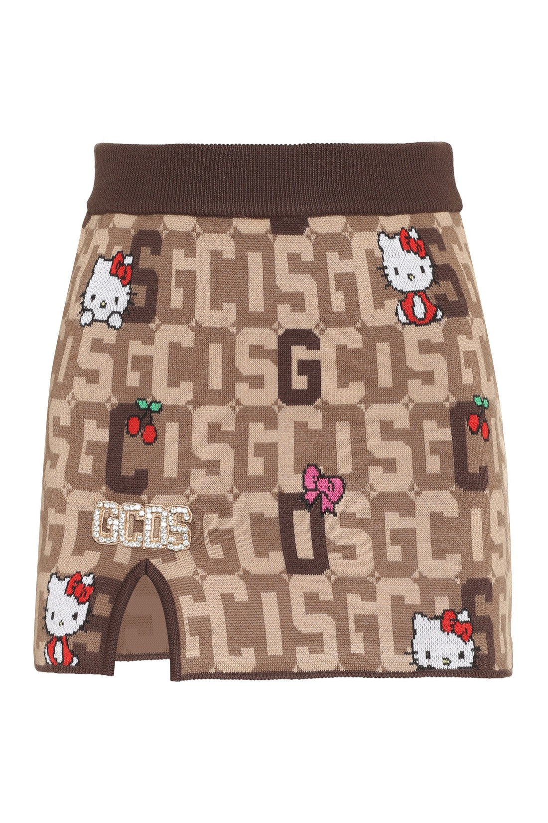 Gcds-OUTLET-SALE-GCDS x Hello Kitty - Wool blend miniskirt-ARCHIVIST